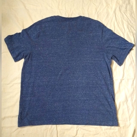 🔥30% Off Men's Croft & Barrow Blue 3 button pullover short sleeve shirt sz L - Picture 2 of 3